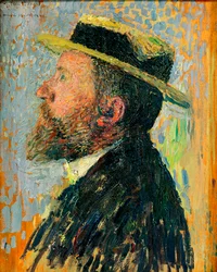フランスの社会主義指導者ジャン・ジョレス（1859-1914）の肖像